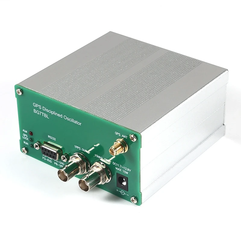 GPS Disciplined Oscillator Clock GPSDO 10KH-220Mhz VFO Square Wave With LCD Display Frequency 10Mhz Output US Plug