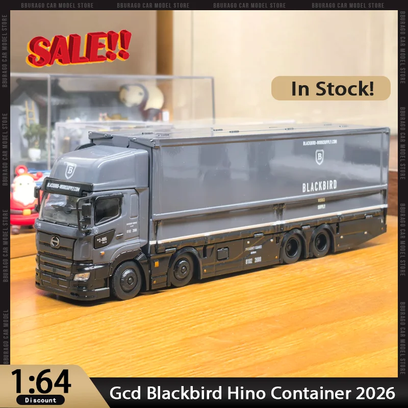 

Новинка в наличии: Модель грузовика GCD 1:64 Blackbird Hino Container 2025, литая из сплава, для офисного декора, коллекционная игрушка, сувенир, подарок