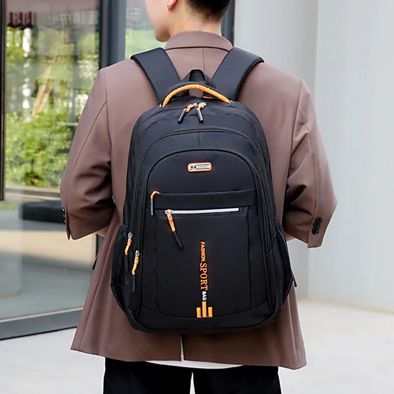 

Men's Backpacks Oxford Waterproof Rucksack Business Computer Bag Casual Travel Backpack Senior High School Student Schoolbag