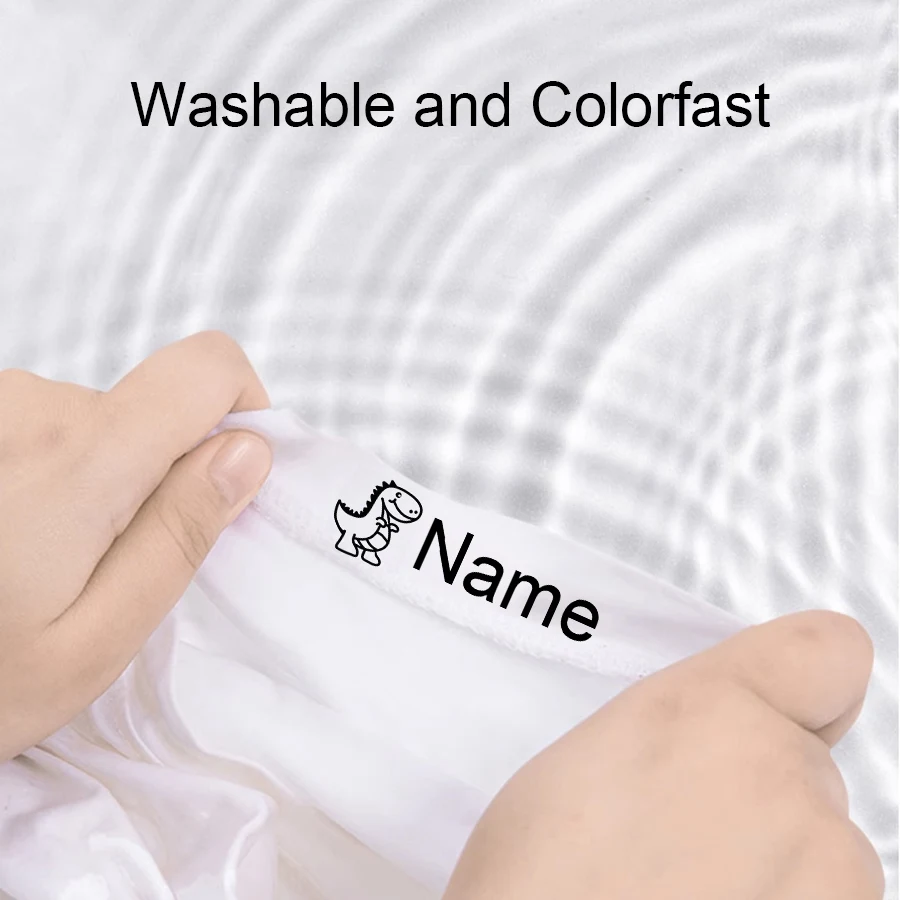 Custom Kids Name Stamp for Clothes&Shoes-Personalized Waterproof Clothing Marker|Anti-Loss Labels for Kindergarten&Daycare|Gift