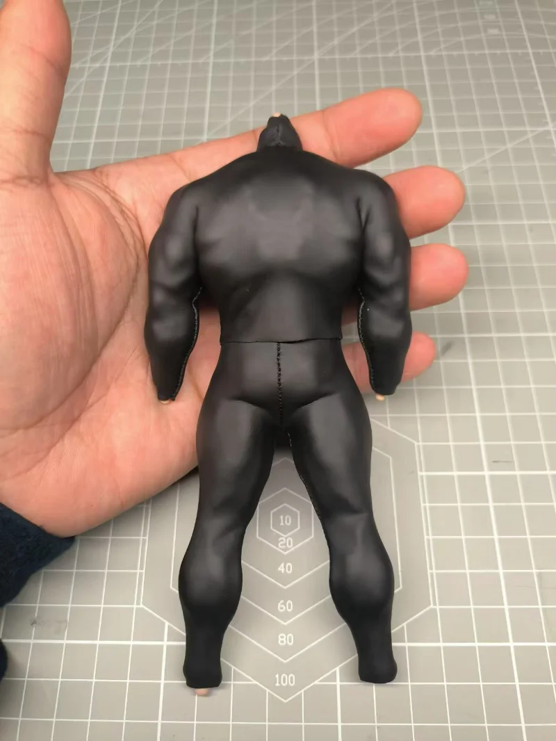 1/12 Scale Black Jumpsuit Model for 6\'\' Adam01 mufftoys