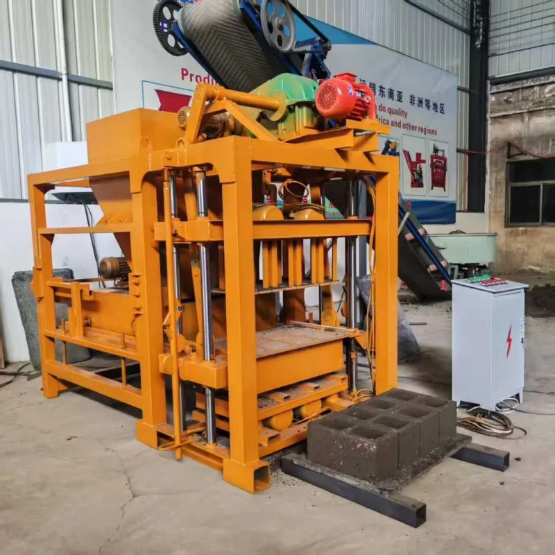 

(Морская доставка, индивидуальная комплектация) Экспортный комплект оборудования для производства цементных кирпичей 4-25, полностью автоматическая машина для изготовления цементных кирпичей.