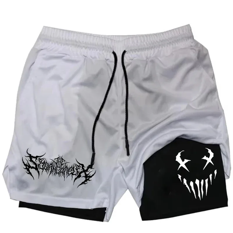 Мужские шорты для бега Fury 2 в 1, двухэтажные спортивные шорты, спортивная одежда, шорты для тренажерного зала и фитнеса, тренировочная нижняя часть для бега, мужская одежда