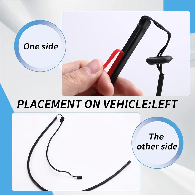 دقيقة سيارة التمهيد الباب المضادة للقرصة قطاع الباب الخلفي ختم الشريط لمرسيدس بنز W166 GL450 2013-2016