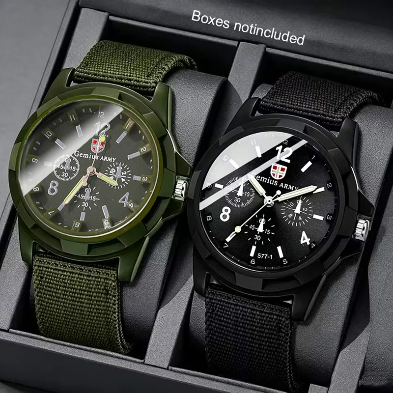 2pcs Fashionable Neutral Quartz Watch Set, Suitable for Back to School Season, Birthdays, Christmas and Other Gifts