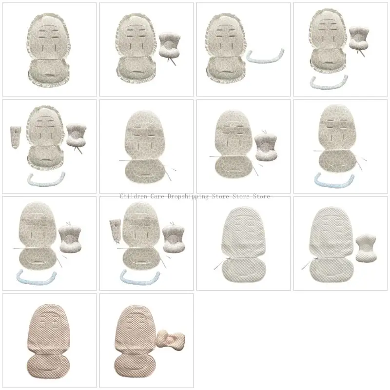 

Breathable Ice Silk Cooling Pad for Baby Strollers and Car Pram Cart Insert Liner for Uncomfortable Pushchair