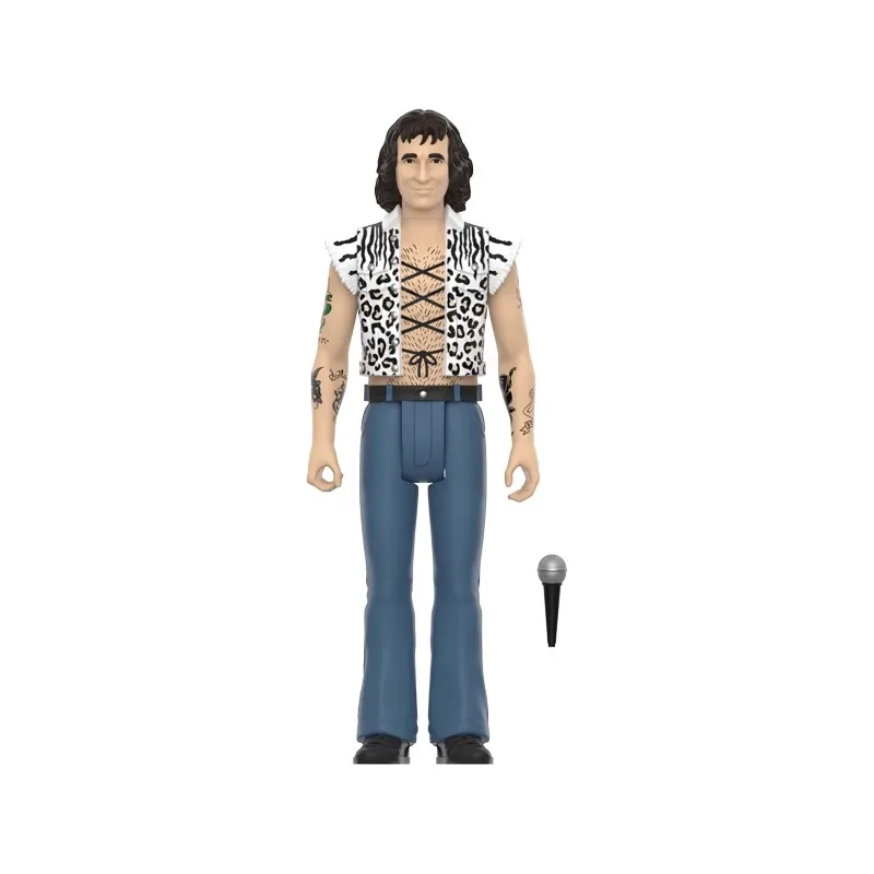 A Rock Band Bon Scott ReAction Figura Brinquedo, Presente Da Boneca Colecionável, Super7, 3.75 ", Em Stock