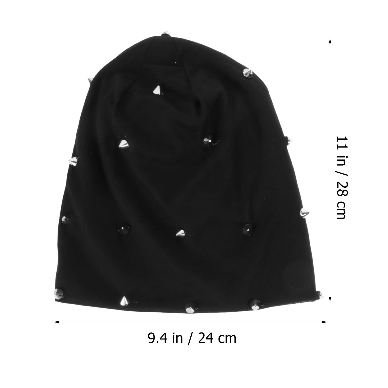 

2pcs Rivet Beanie Thin Comfortable Versatile Outdoor Stylish Hat Fashionable Caps Warm Winter Outdoor Modern Base Ball Cap