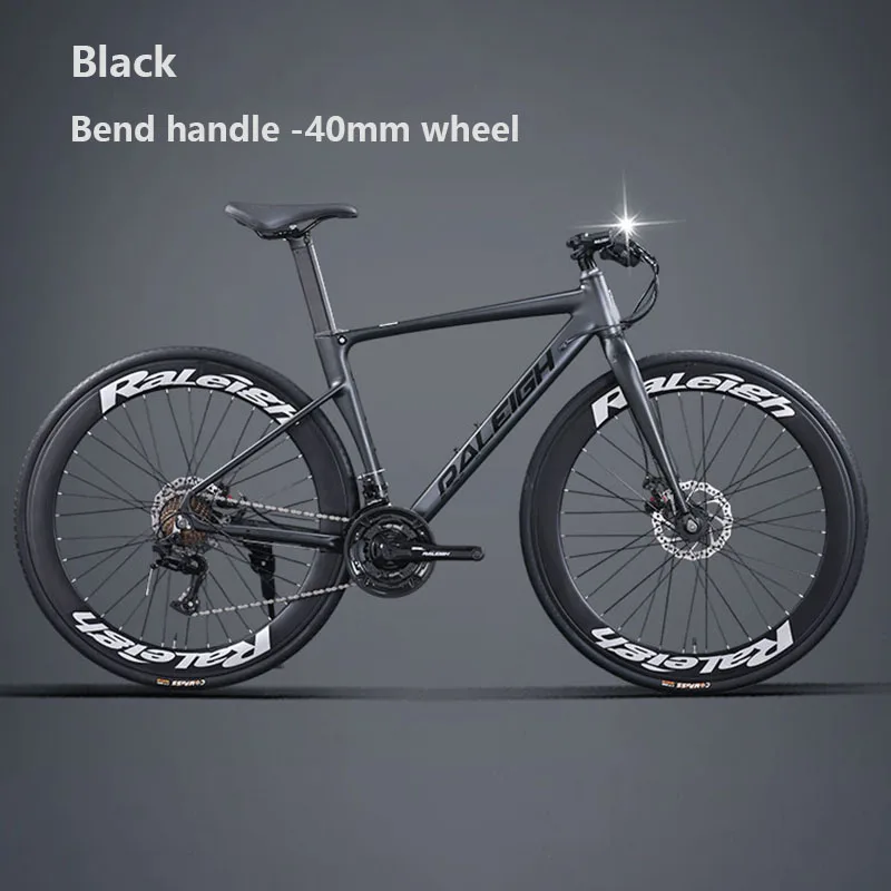 NONE Gravel Fahrrad Rennrad, Rennrad aus Aluminiumlegierung, Rennrad mit 40/60 mm Rad, Reisebike für Männer, Frauen, Erwachsene, Studenten 8