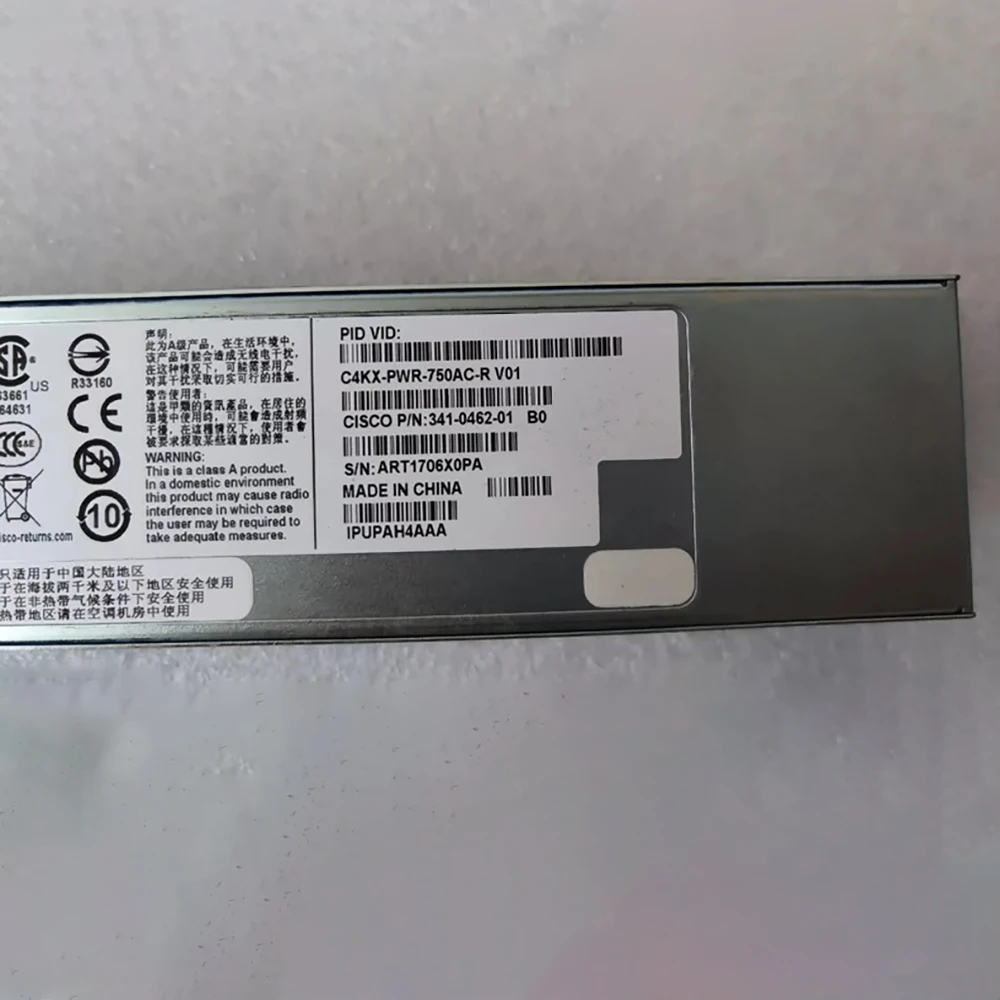 

C4KX-PWR-750AC-R Disassembly Power Supply 341-0462-01