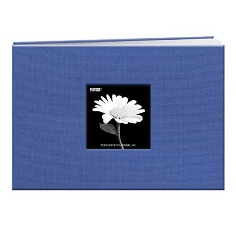 Pioneer 5 Inch by 7 Inch Postbound Fabric Frame Front Memory Book