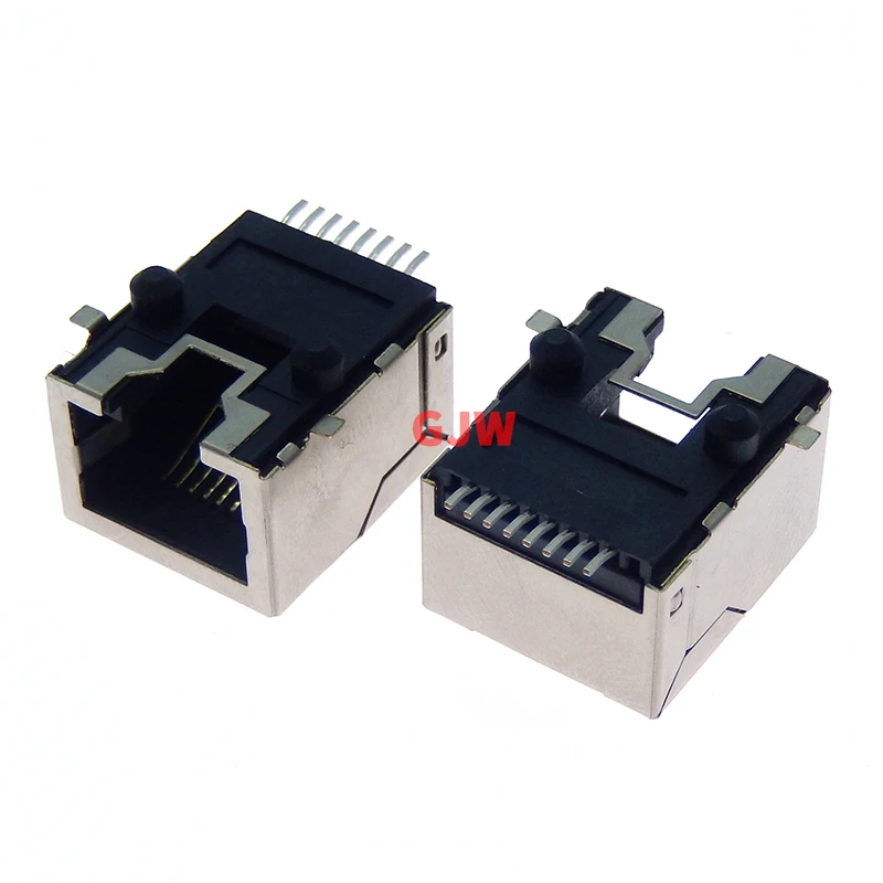 5Pcs SMT RJ45 8P8C Jack Connector PCB Mount Network Socket Internet Modular RJ45 SMD RJ45 8P8C Jack Connector PCB Mount Networ