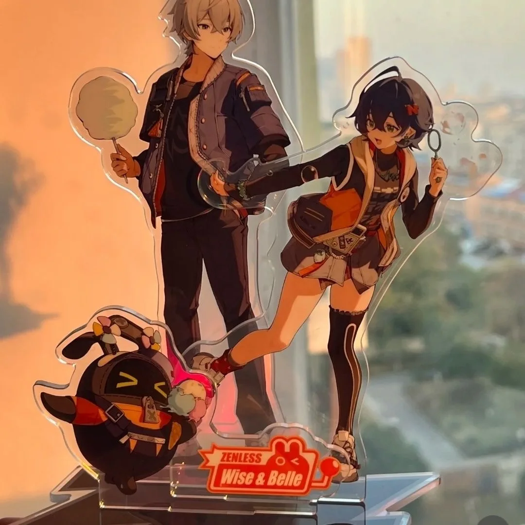 높은 아름다움을 가진 가장 친한 친구를 위한 새로운 제로 존 주변 이중 사람 이중 삽입 아크릴 플라크 선물