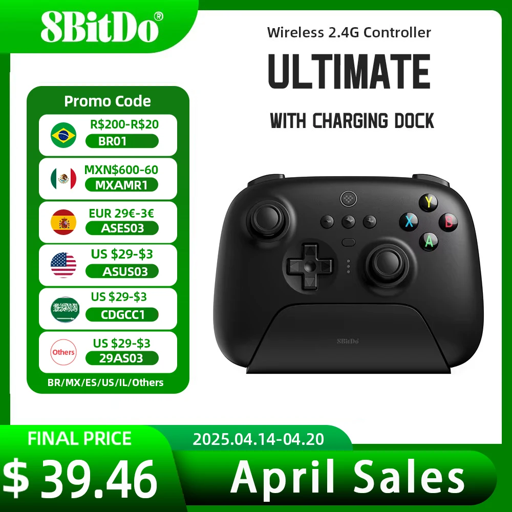 8BitDo Ultimate Wireless 2.4G: La Mejor Alternativa para Jugar en Steam Deck, PC y Android