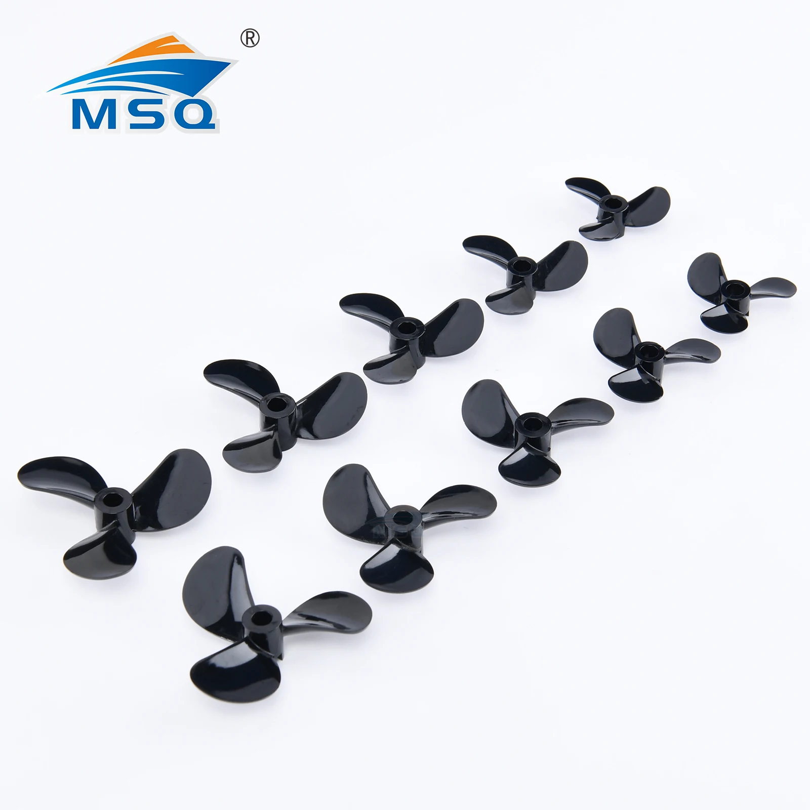 1pc Rc Boat PC Resin 3 Blades Propeller Positive/Reverse High Strength Screw D28/32/36/40/44/48mm for 3/4mm Prop Shaft