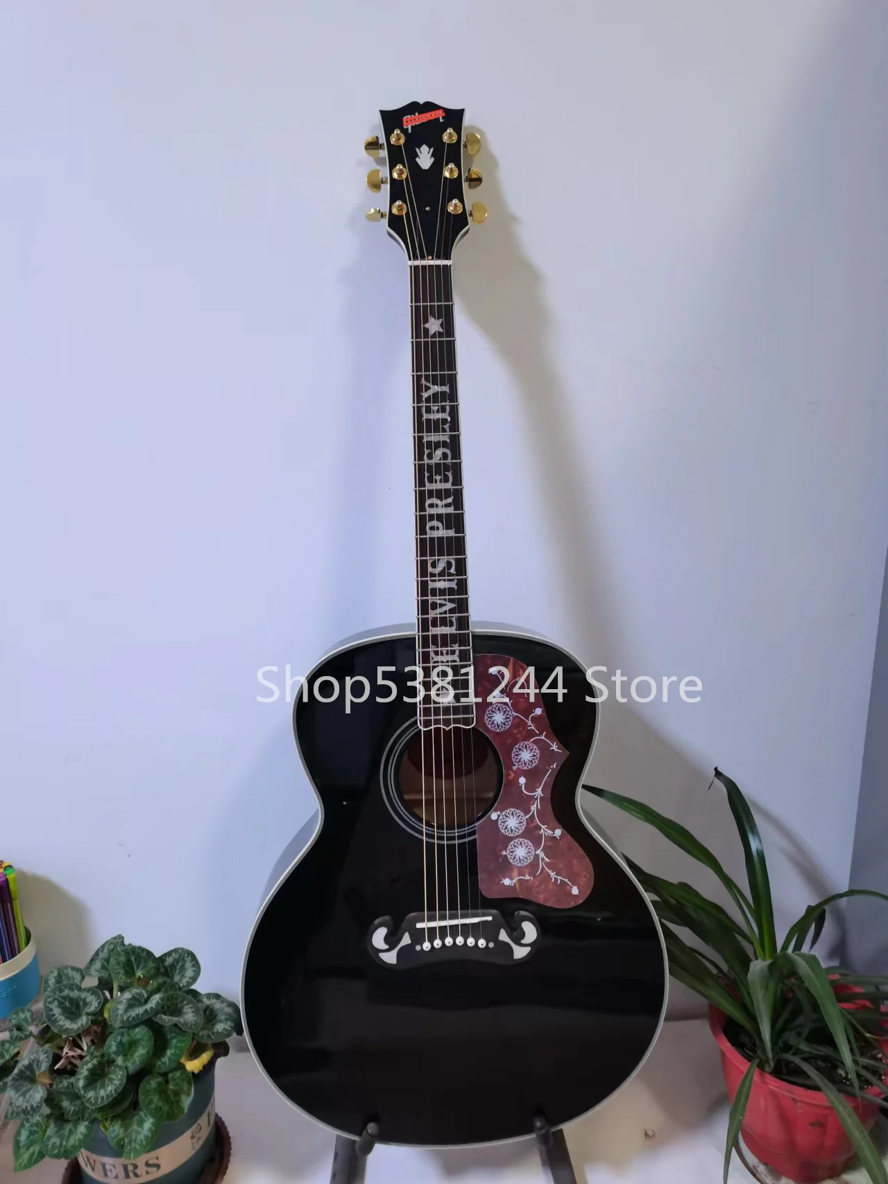 

Custom made by China Guitar Factory, 43-inch, new j200 original acoustic electric guitar， stock guitar,