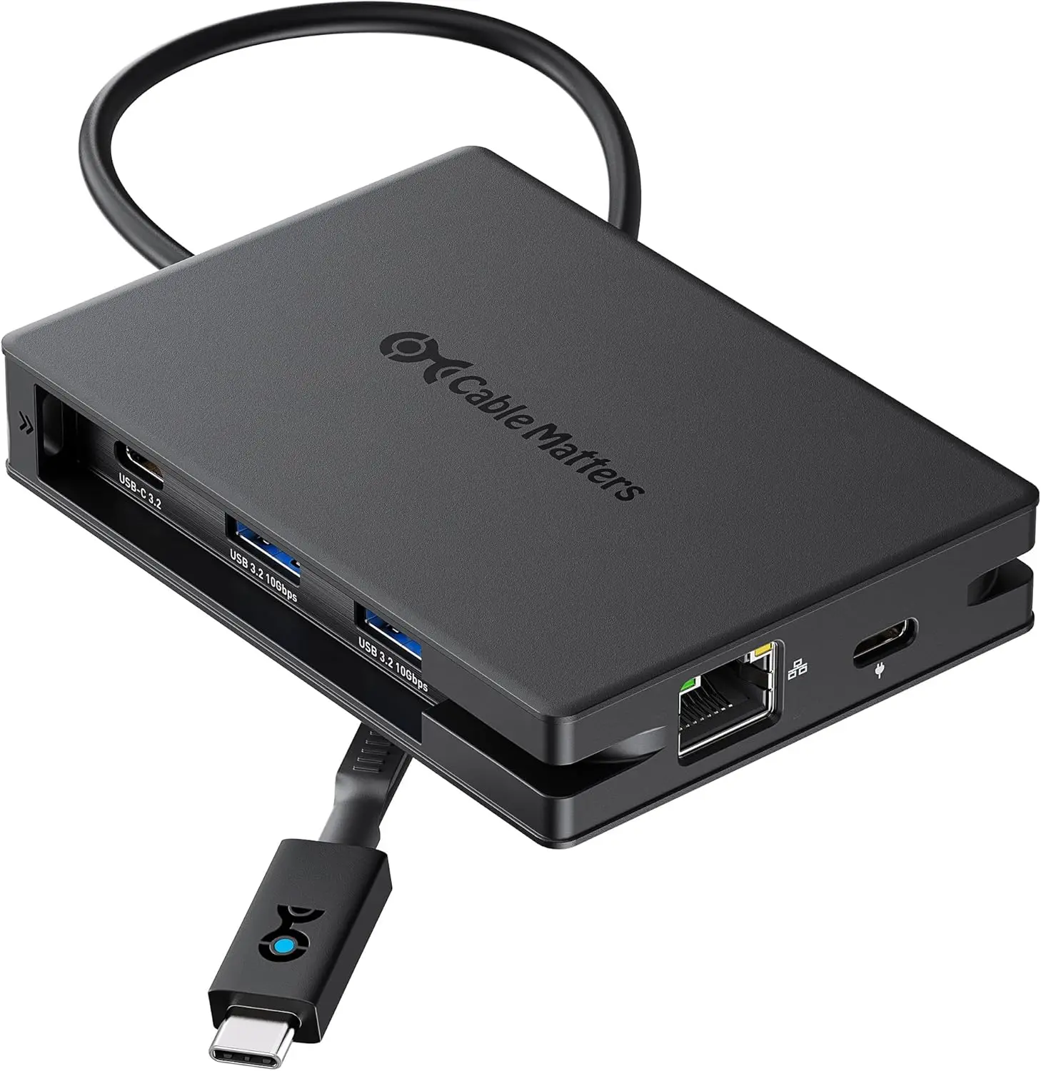 

Многофункциональный USB-C хаб 8-в-1 с двумя портами 4K HDMI, зарядкой 140 Вт, Ethernet и быстрой передачей данных для ноутбуков