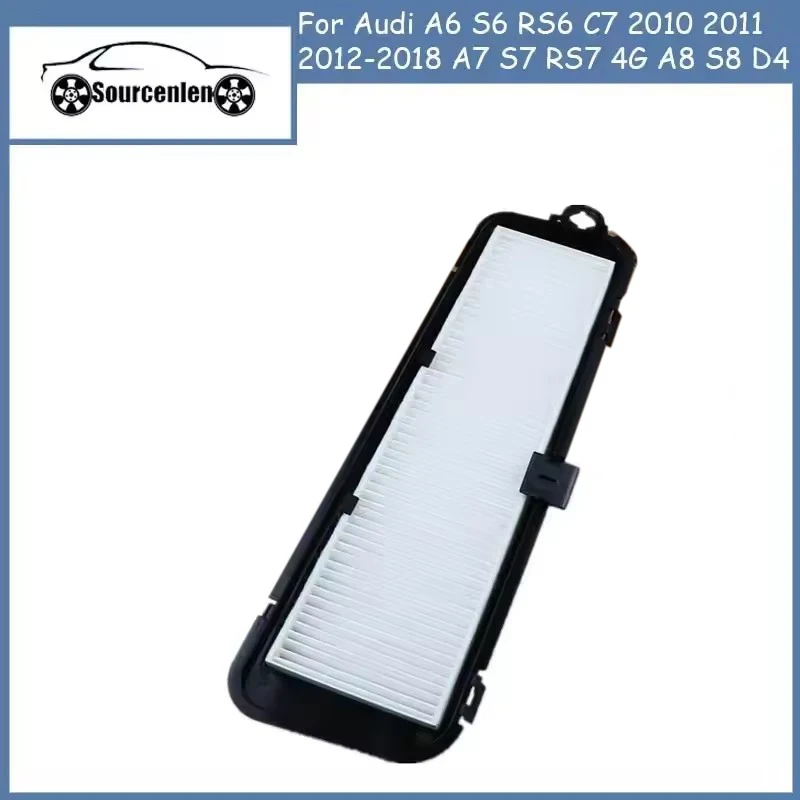 

Car Air Conditioner Filter For Audi A6 S6 RS6 C7 2010 2011 2012-2018 A7 S7 RS7 4G A8 S8 D4 L4GD819343 4GD819343 4GD81-9343