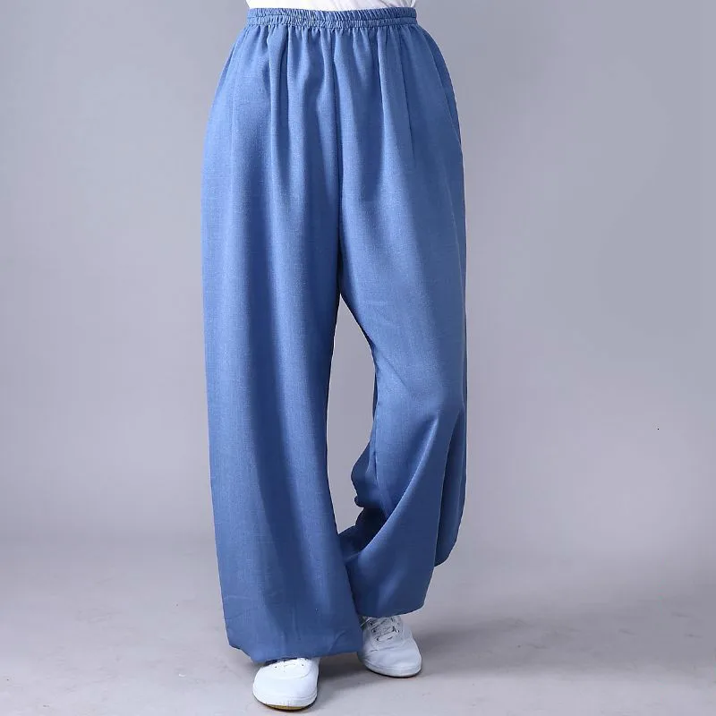 Cotton Tai Chi Kung Fu Pants Shaolin Wushu Martial Arts Wing Chun Trousers Martial Arts Pants Yoga Pants Tai Chi Pants