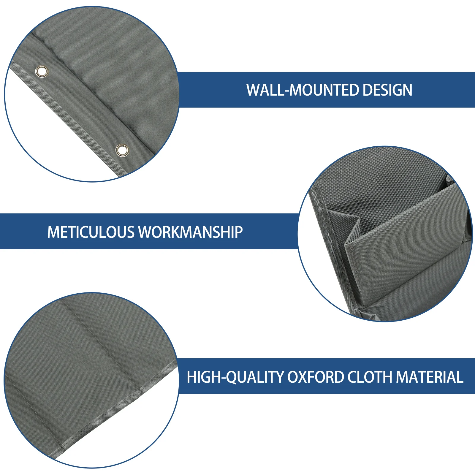 

Door Organizer Bag Oxford Cloth Material Neat and Orderly Storage with Separate Compartments for Small Objects