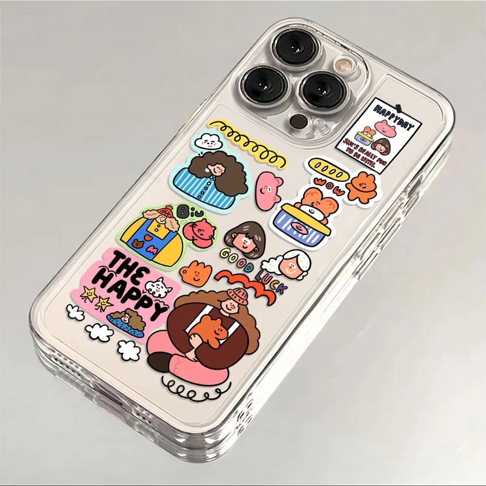 Fashion Cute Girl Happy Hour Phone Case For Xiaomi Redmi Note 15C 14 13 12 12S 12C 11 10 10C 13C 10s A2 A3 Pro Plus 4G 5G Cover