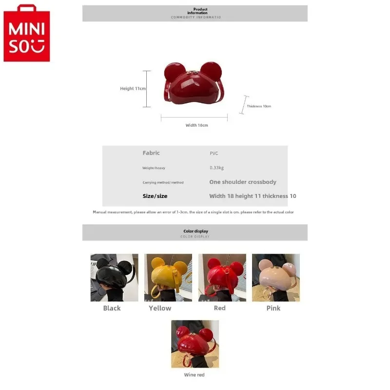 Disney Cartoon Mickey Anime Student Storage Wallet Women's Fashion High Quality Versatile Phone Bag