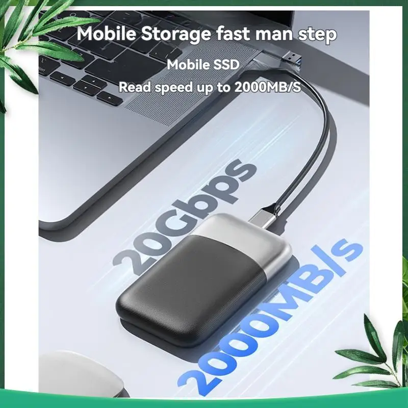 Portable SSD 2000MB/S External Solid State Drive 512GB USB 3.2 Gen2 Type- C PSSD  External Solid State Drive For Laptops
