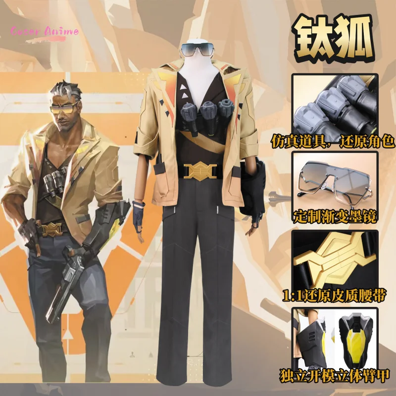 

Game VALORANT Tejo Cosplay Costume Uniform Halloween Carnival Party Christmas Play Role Clothes Clothing