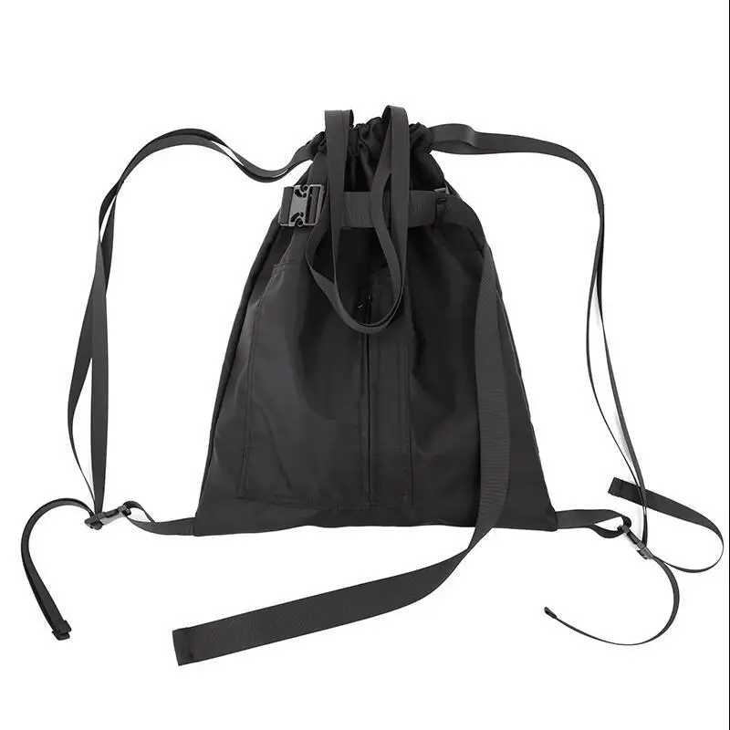 Original New Fashionable Drawstring Waterproof Nylon Women's Bag Outdoor Fitness Sports Mountaineering Backpack For Women Trendy