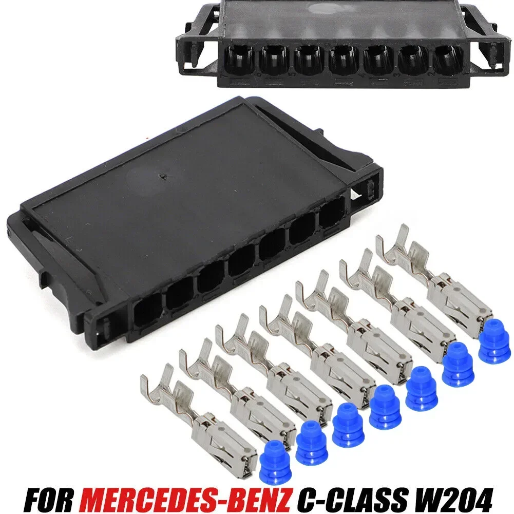1set Automotive Connectors for Mercedes-Benz Rear Bulb Holder Cable Harness Pin & Connector & Seal C-Class W204 Interior Parts