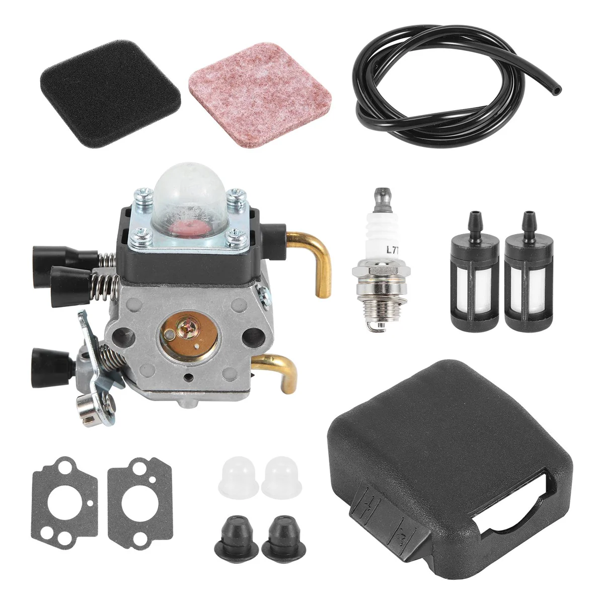 FS85 Carburetor + Air Filter Cover for STIHL FS75 FS80 FS 85 KM80 KM85 FC75 String Trimmer Brush Cutter Tune Up Kits