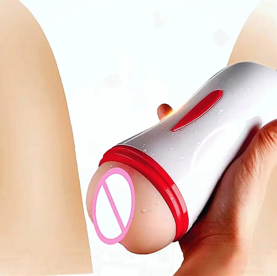 المزدوج قناة المهبل الشرج جهاز استمناء القضيب مضخة هزاز المهبل الاصطناعي جيب كس ذكر الاستمناء كأس الجنس لعب #1