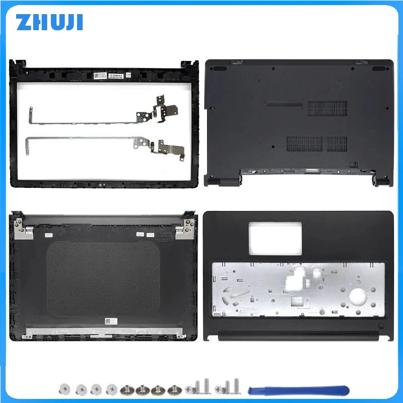 For Inspiron 15 3565 3567 3576 New LCD Back Cover/Front Bezel/Palmrest Upper/ Bottom /Hinges 0VJW69 0XD27R 04F55W 0X3VRG