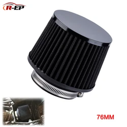 R-EP Universal Car Air Intake Filter 76MM 70mm 65mm Performance High Flow Filters for Cold Air Intake 3inch 2.75inch 2.5inch