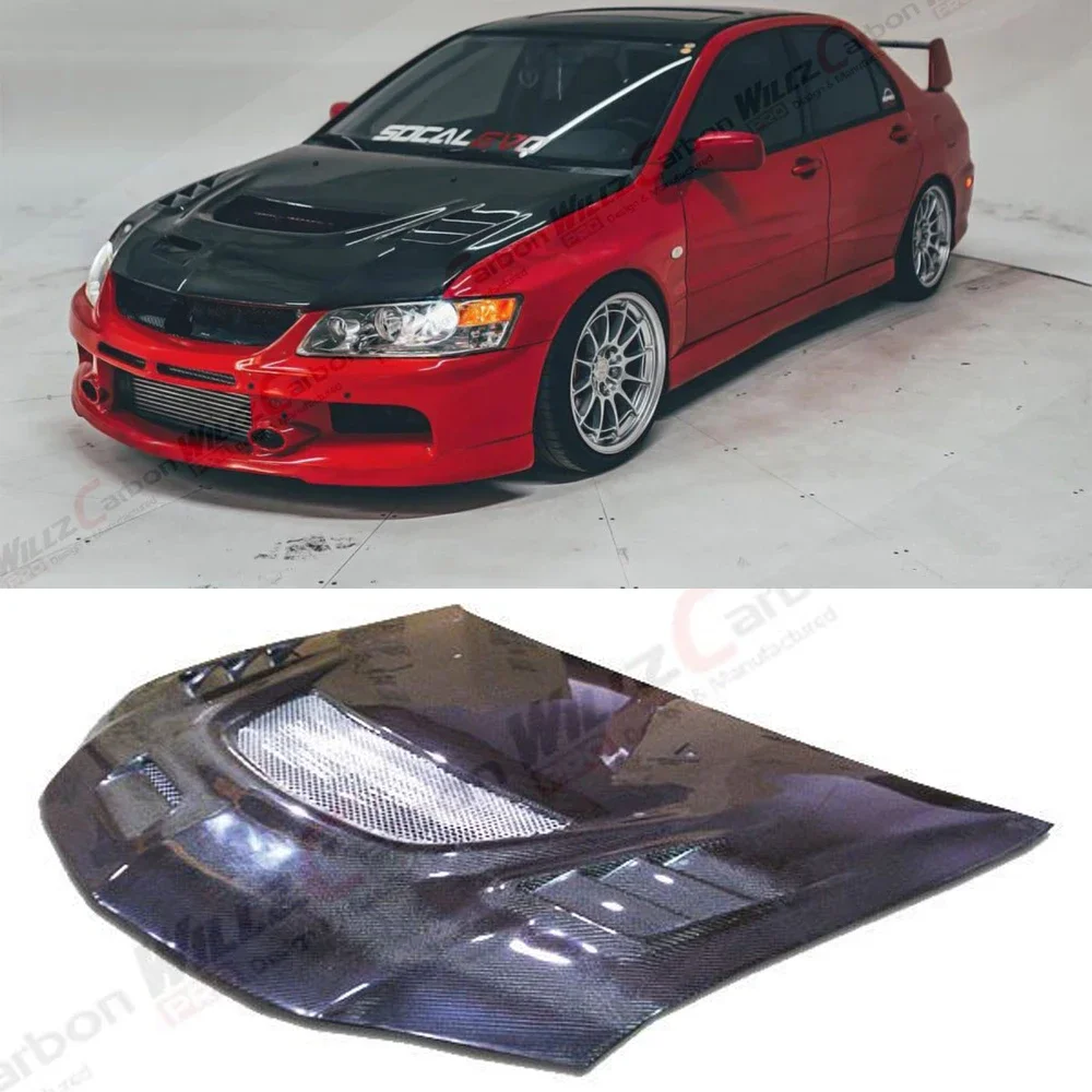 

For Mitsubishi Group LancerEvo8-9 2003-2006 Years Carbon Fiber Engine Hood Modification