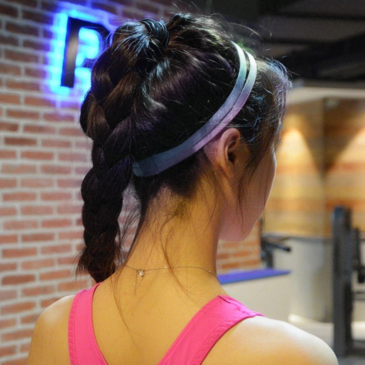 

9pcs Non-Slip Stretchy Hairband For Women Men Yoga Headband Sports Sweatband Running Dance Exercise Fitness Accessories