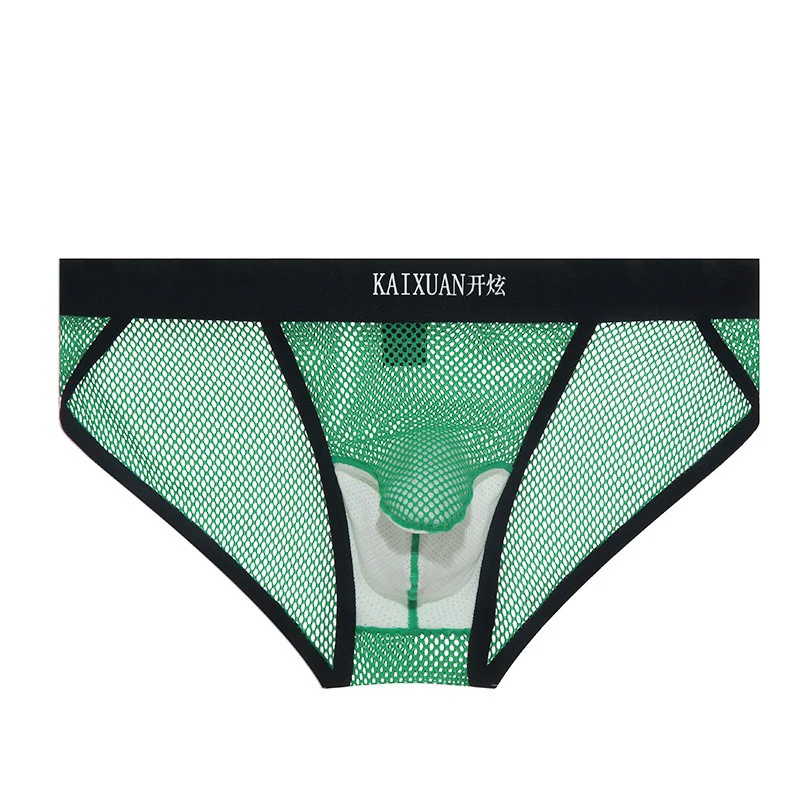 

Men's Underwear Hollow Out Mesh Triangle Briefs Underpants