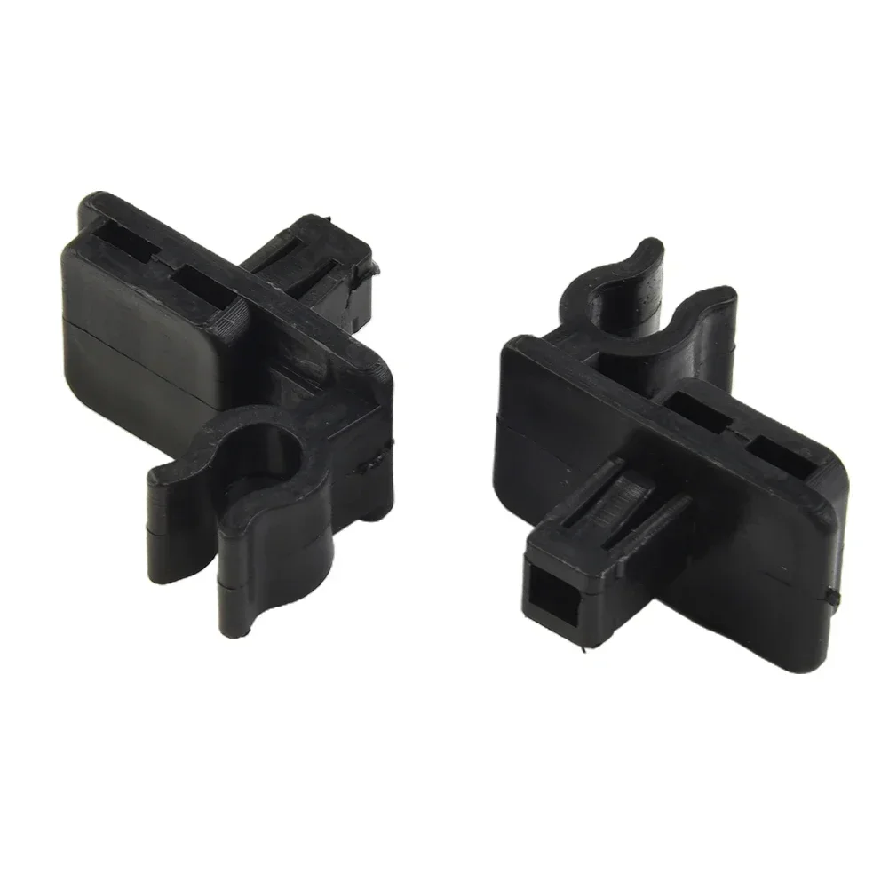 2x Clip Hood Prop Rod Clamp Black Support Prop Stay Clip For Isuzu Trooper Rodeo LUV Brava Interior Accessories