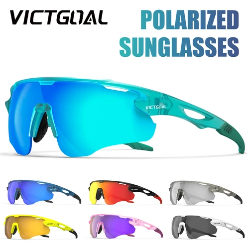 Gafas protectoras VICTGOAL, gafas de sol polarizadas para bicicleta, gafas ultraligeras TR90 a prueba de viento para ciclismo, senderismo y trotar