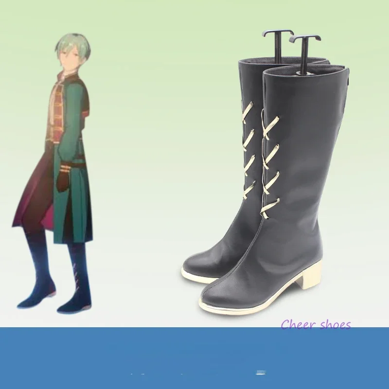 Kazehaya Tatsumi Cosplay Shoes Comic Halloween Shoes Kazehaya Tatsumi Cosplay Costume Prop Ensemble Stars Cosplay Boots for Men