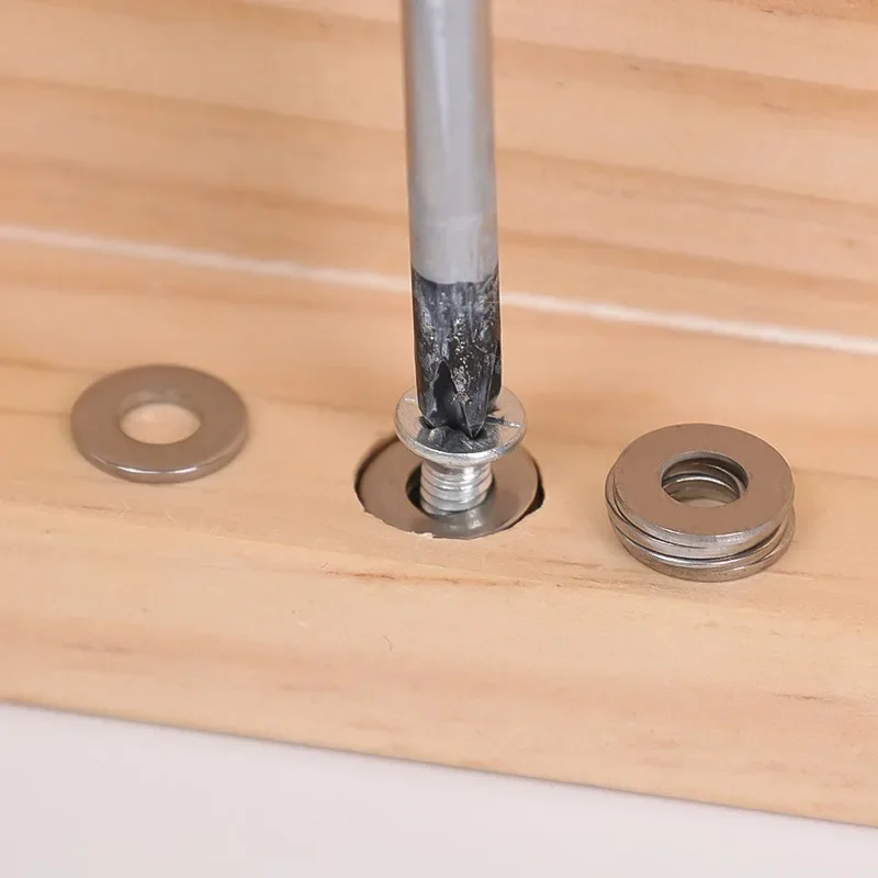 Rondelles de verrouillage à ressort en acier inoxydable, joints toriques en métal, ensemble de joints plats, attaches, Kits d'assortiment de matériel M2 M2.5 M3 M4 M5 M6 M8 M10