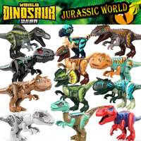 Jurassic Dinosaur Building Blocks Toy Brachiosaurus Tyrannosaurus Dinosaur Building Blocks  Dinosaur Model Children Gift