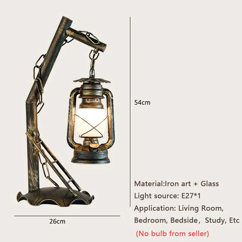 خمر مصباح مكتبي للزينة خمر الكلاسيكية الحصان مصباح الإبداعية غرفة المعيشة دراسة غرفة نوم الحديد المطاوع الجدول مصباح الصدرية #2