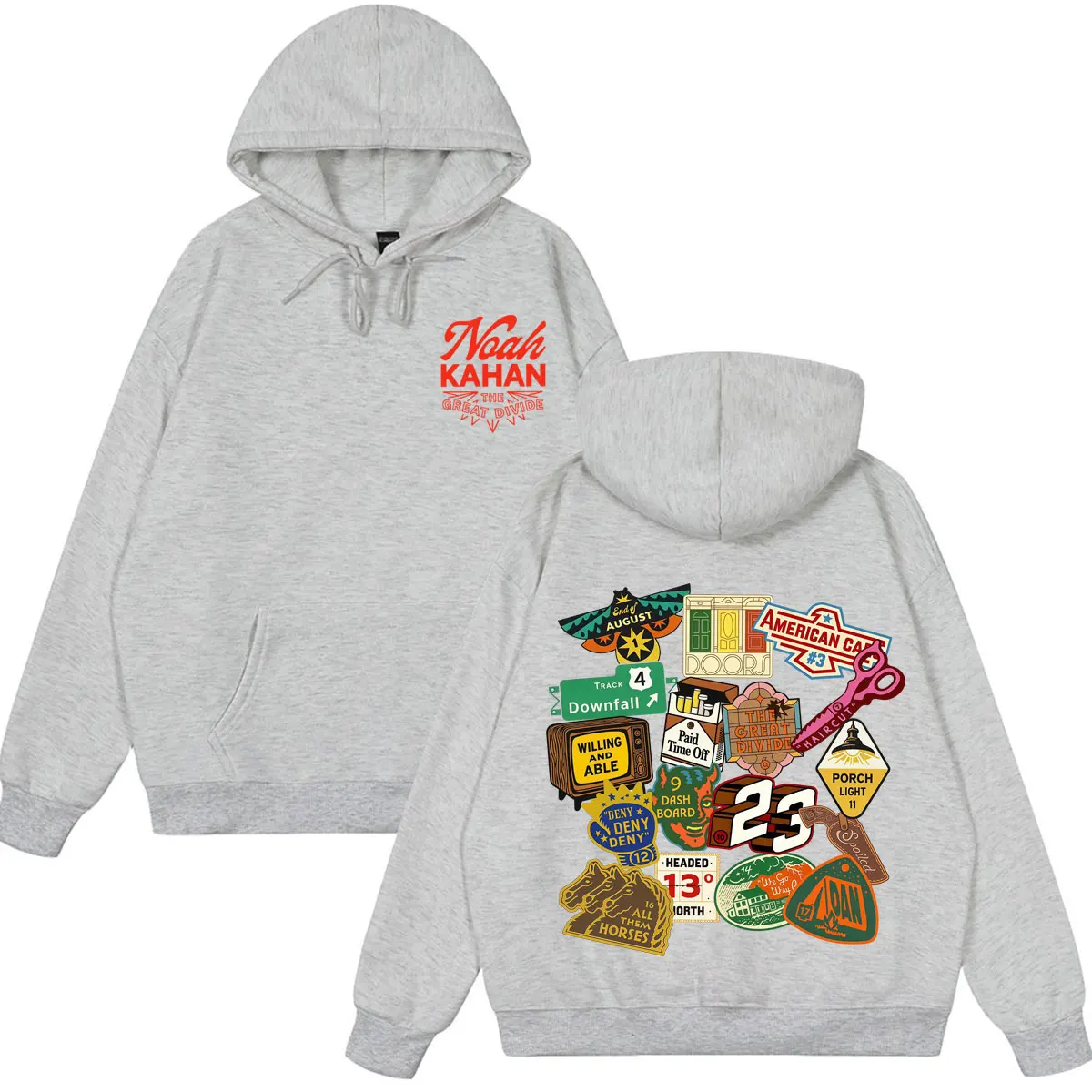 Noah Kahan The Great Divide Tour 2026 Grafik-Hoodie für Herren und Damen, Vintage-Pullover, Langarm, lockerer Schnitt, lässiger Hip-Hop-Sweatshirt – Detail 11