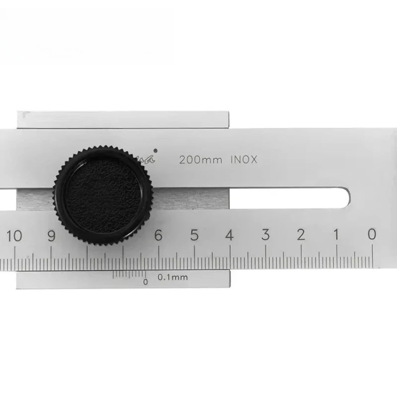 Dasqua High Precision 0-200mm 0-250mm 0-300mm Parallel Ruler Marking Gauge Sliding Line Ruler Parallel Scribe Gauge Wood Working