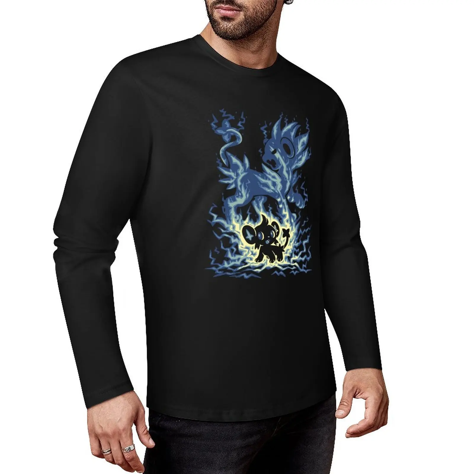 

Silhouette Electric Spark Evolution Long T-Shirt Blouse plus size tops mens graphic t-shirts big and tall