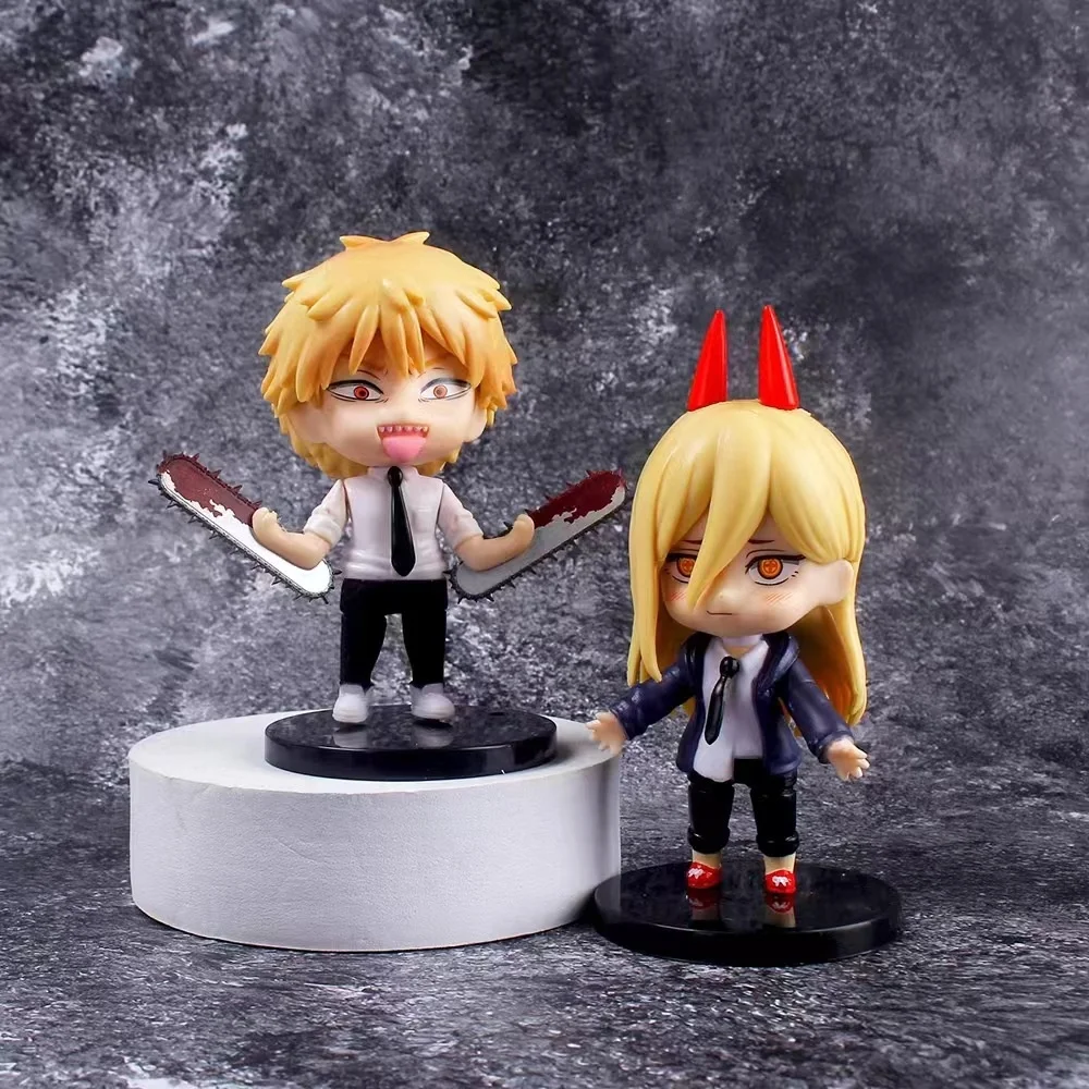 Anime Character Chainsaw Man Figurine, Chainsaw Demon Pochita Figurine Model Desktop Ornament