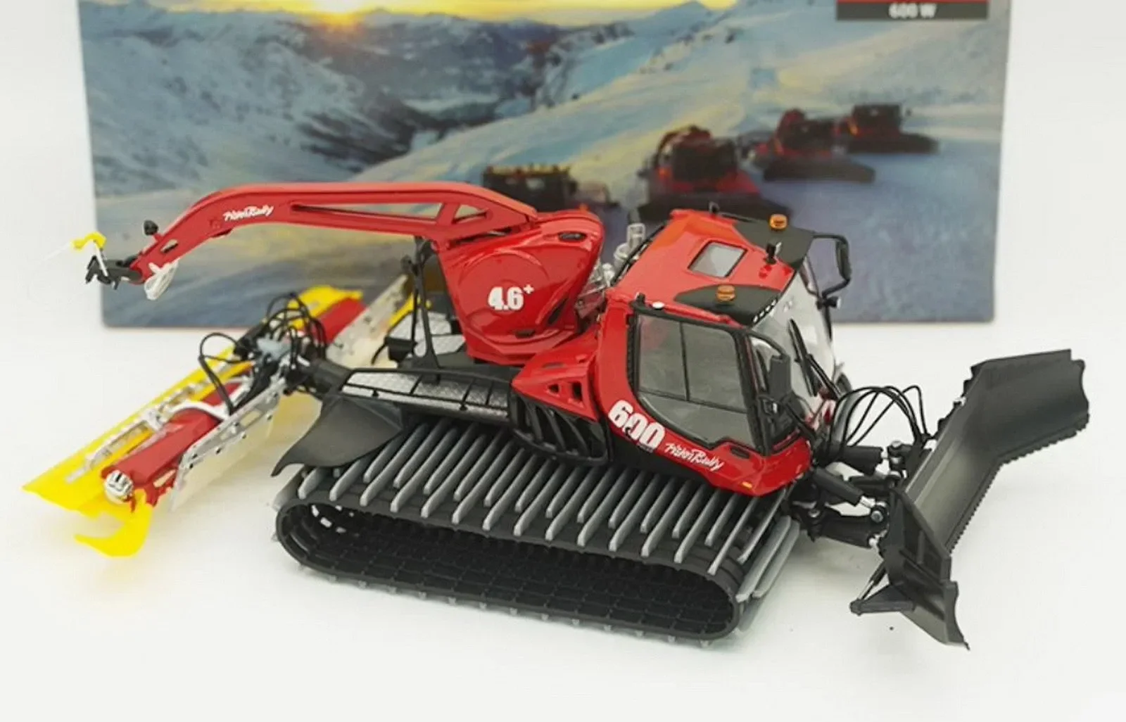 Escala 1/43 PistenBully 600 W Mudelo Diecast Modelo Pistilhas de Plástico Brinquedo Presente