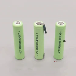 2pcs/lot No.7 Nickel Hydrogen Rechargeable Battery AAA For Remote Control Toy Parts