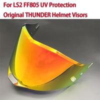 Visors For Original LS2 THUNDER LS2 FF805 Motorcycle Helmet Visors Motorcycle helmet accessories Electroplated helmet visor